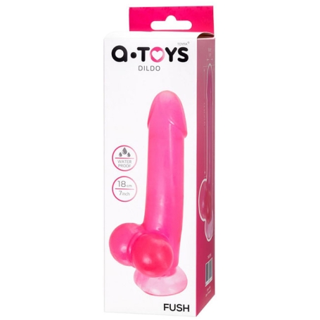 Фаллос прозрачный A-toys Fush 762006