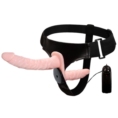 Страпон Ultra Double-Heads с вибрацией