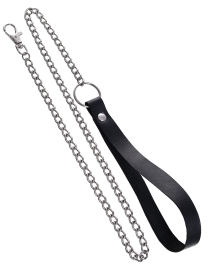 Ошейник из кожи с поводком Pecado