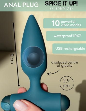 Анальная вибропробка Glory 2.0 Spice It Up